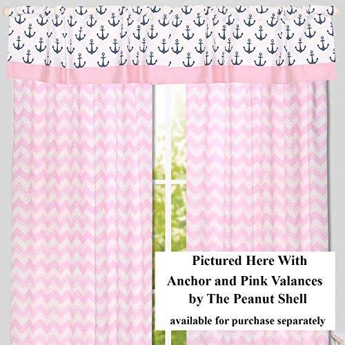Pink Chevron Blackout Panel Pair V10542