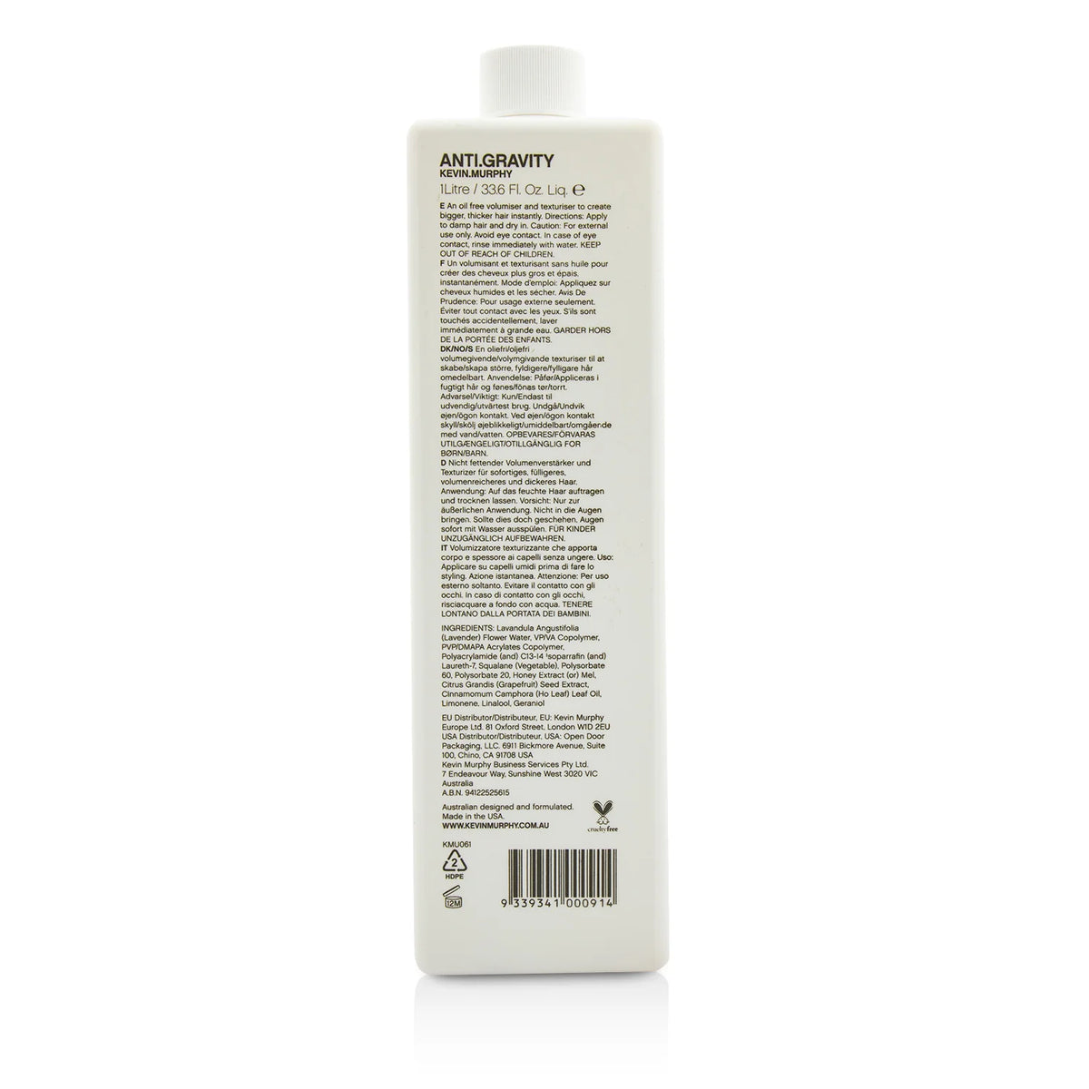 Anti.Gravity Oil Free Volumiser 1000ml L529726