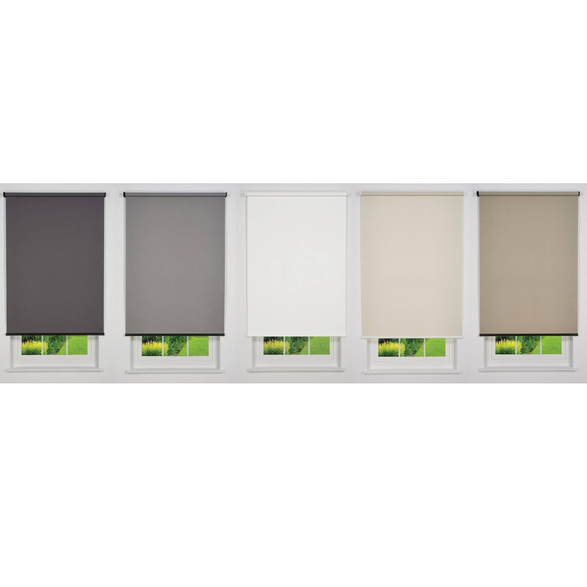 Taupe 62 W x 78 H Cordless Blackout Roller Shade H9449