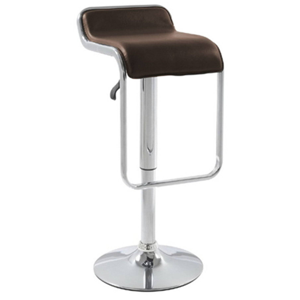 Brown Flat Bar Stool Chair X335266