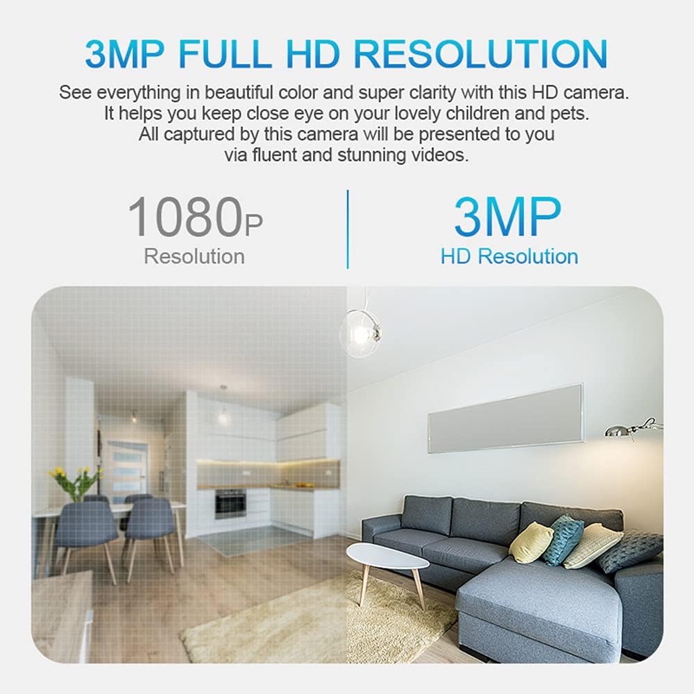 2K 3.0MP Wireless PTZ Security Camera with E27 Bulb Connector M40510