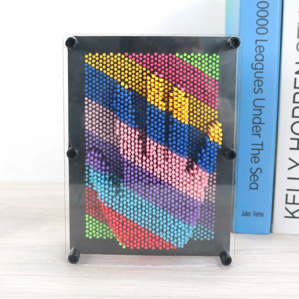 Plastic 3D Pin Art Handprint Toy W80042