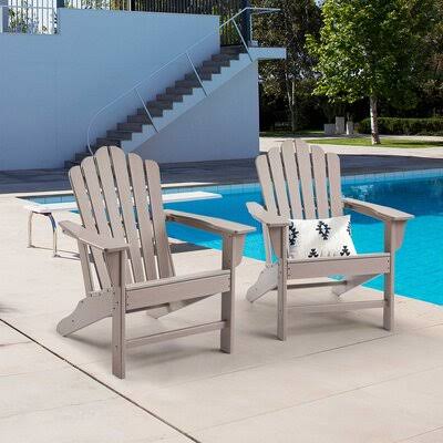 White Adirondack Chair Z988