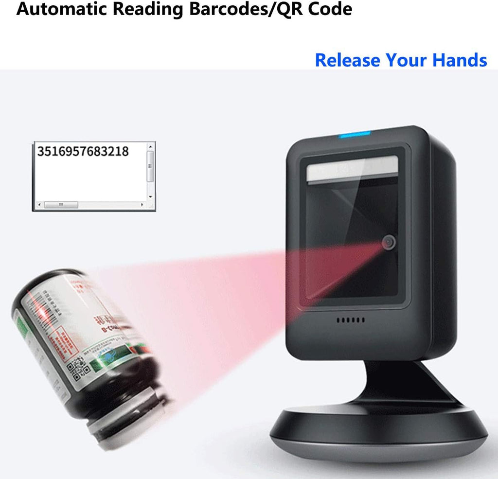 Wired 2D Barcode Scanner with USB Cable P8992