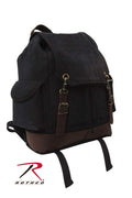 Black Vintage Expedition Rucksack U7575