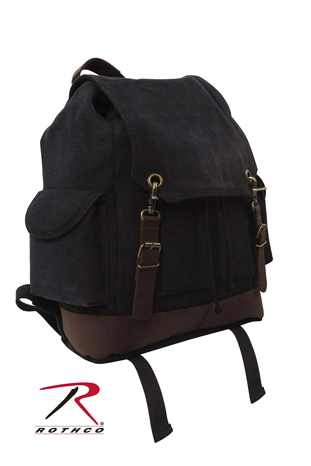 Black Vintage Expedition Rucksack U7575