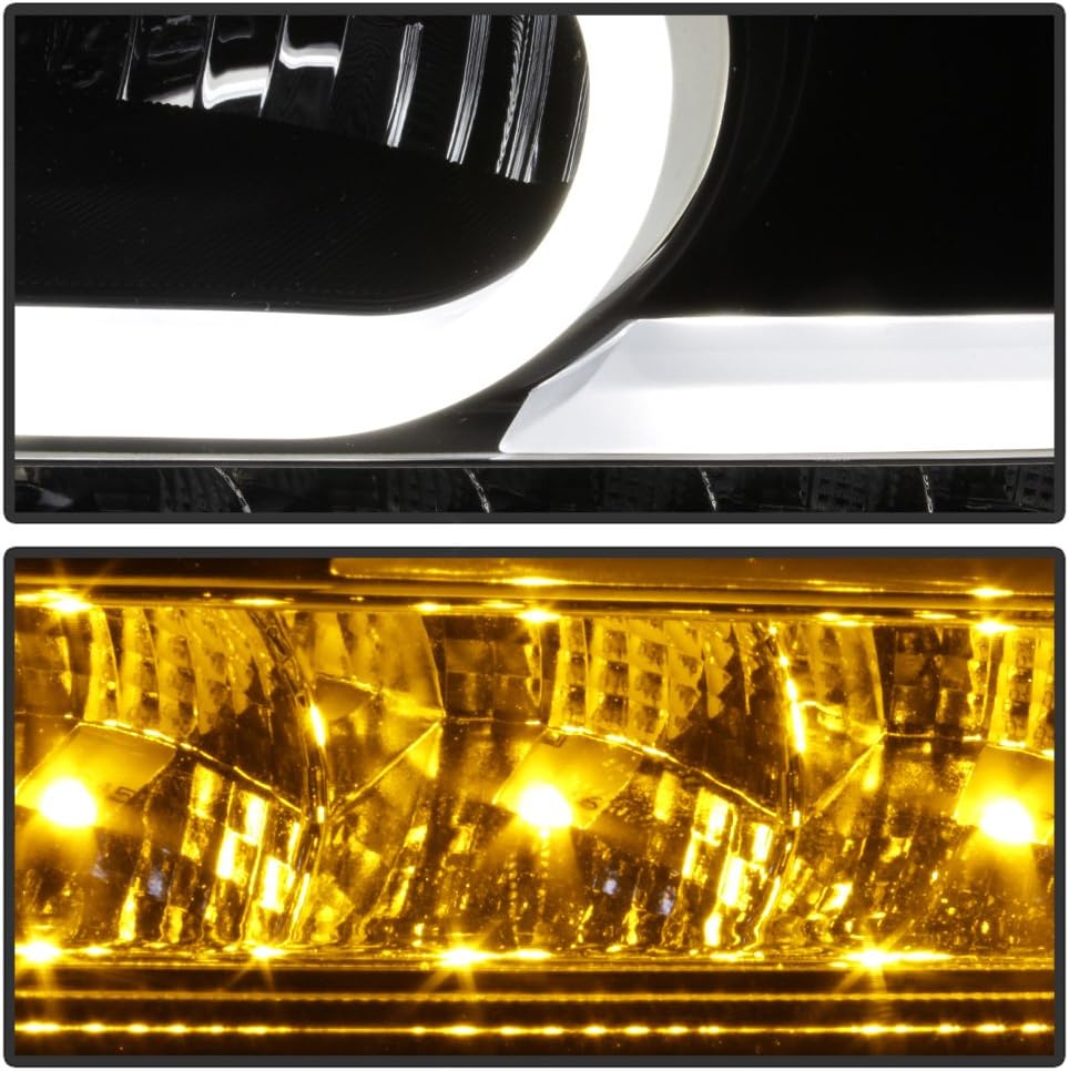 Black LED Projector Headlights for Dodge Journey X111965