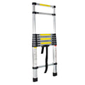 8.5FT Telescopic Aluminum Ladder with Button Retraction L771