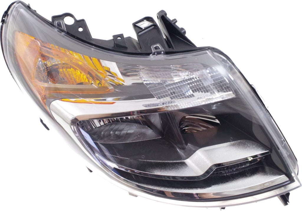 Headlight Set of 2 Clear Lens Halogen Composite V7277