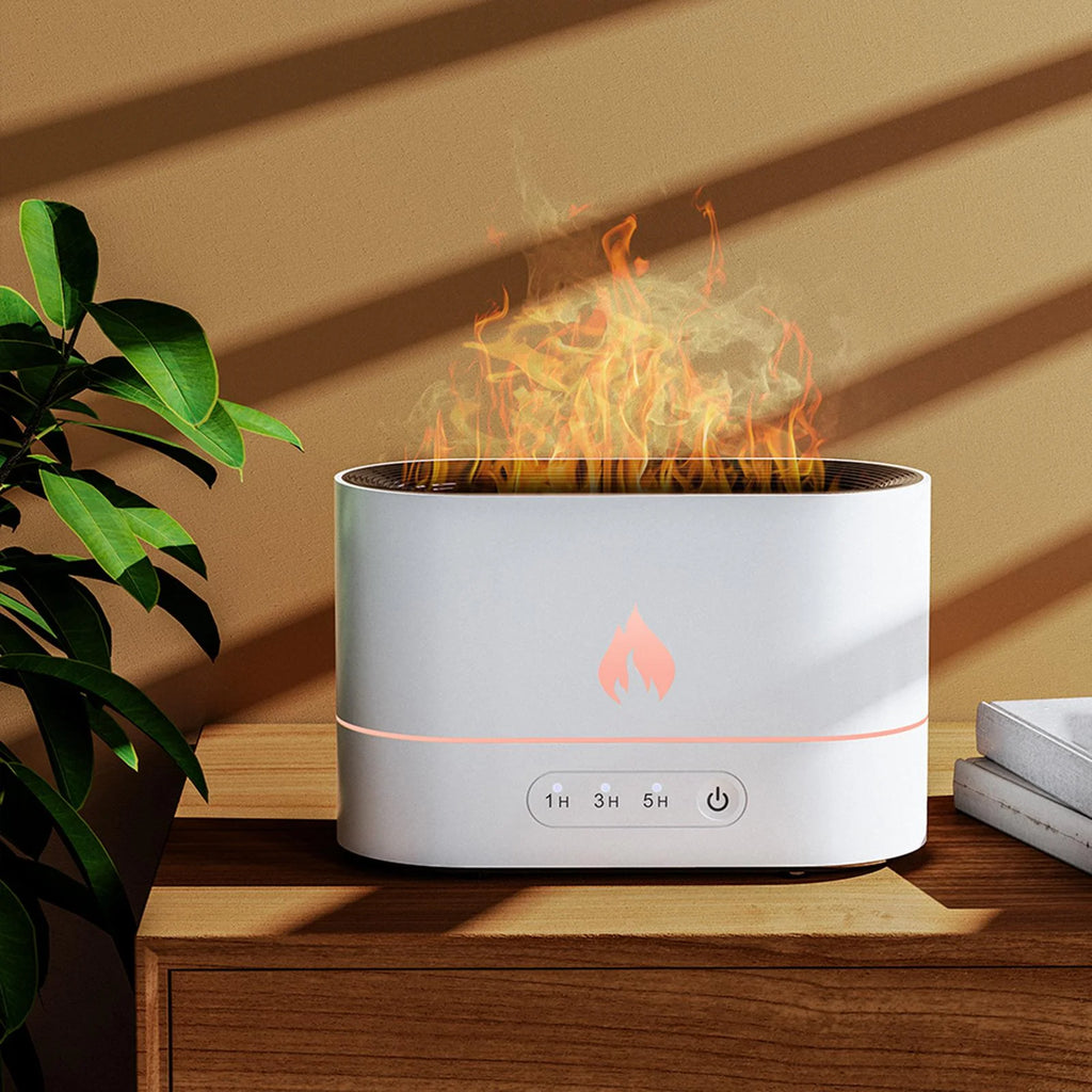 White Portable Air Humidifier Essential Oil Diffuser T8026