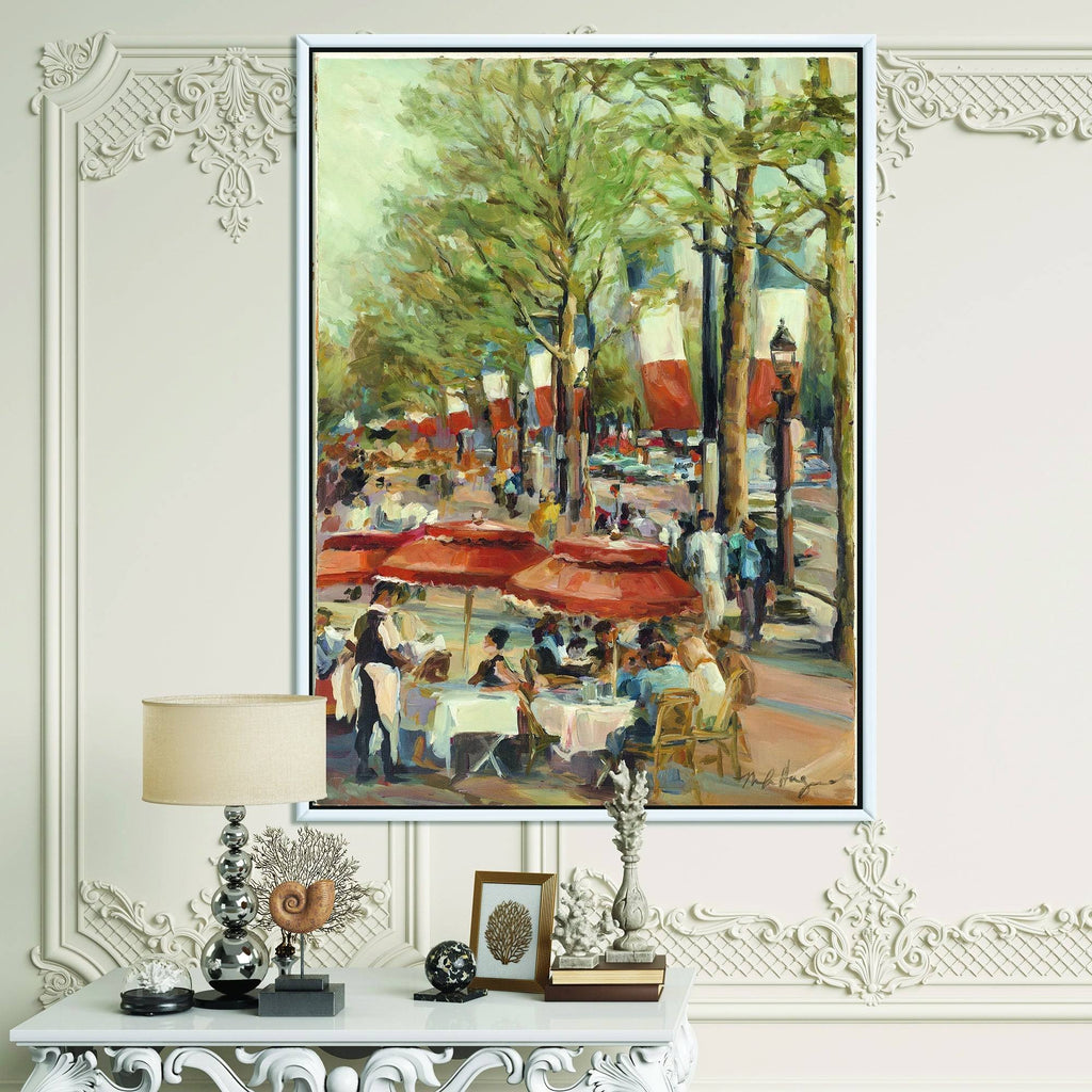 Green Framed Canvas - 34 in. Wide x 44 in. High M9009