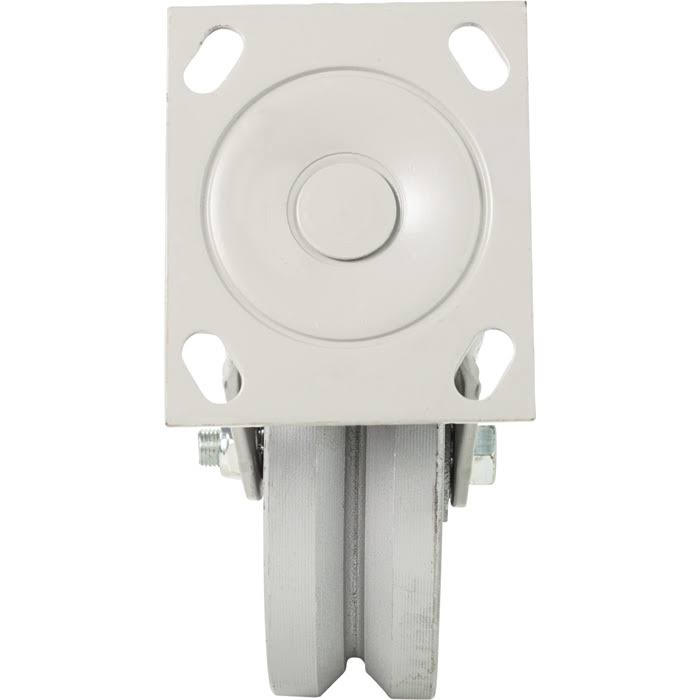 6 inch Gray Swivel Semi-Steel V-Groove Caster C3625