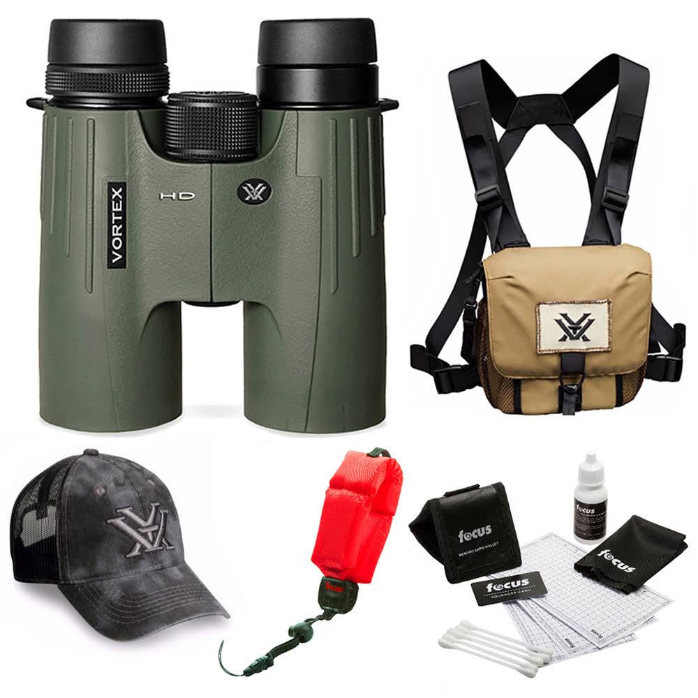 8x42 Roof Prism Binocular with GlassPak Harness Bundle F61040