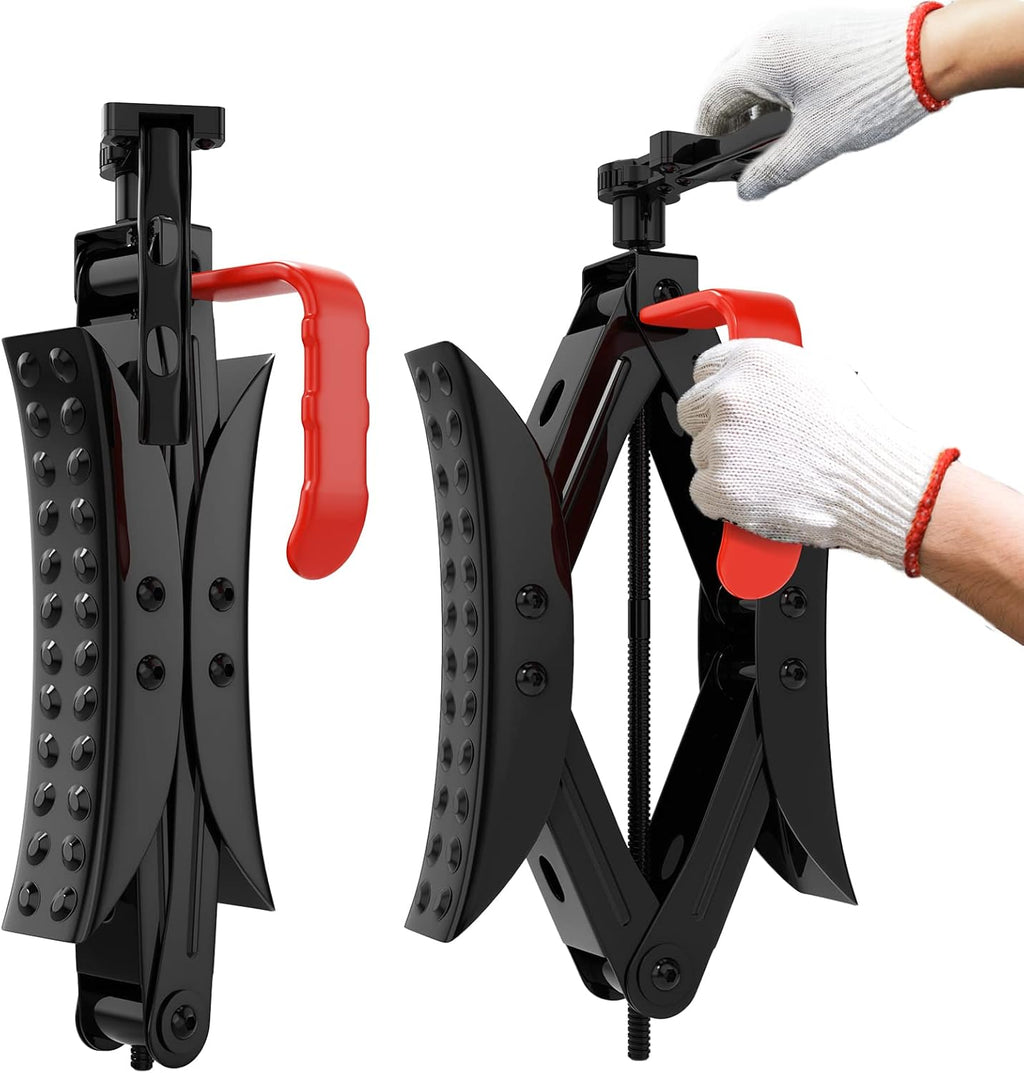 RV Wheel Chocks 2 Set Wheel Stabilizer with Ratchet Wrench M3597