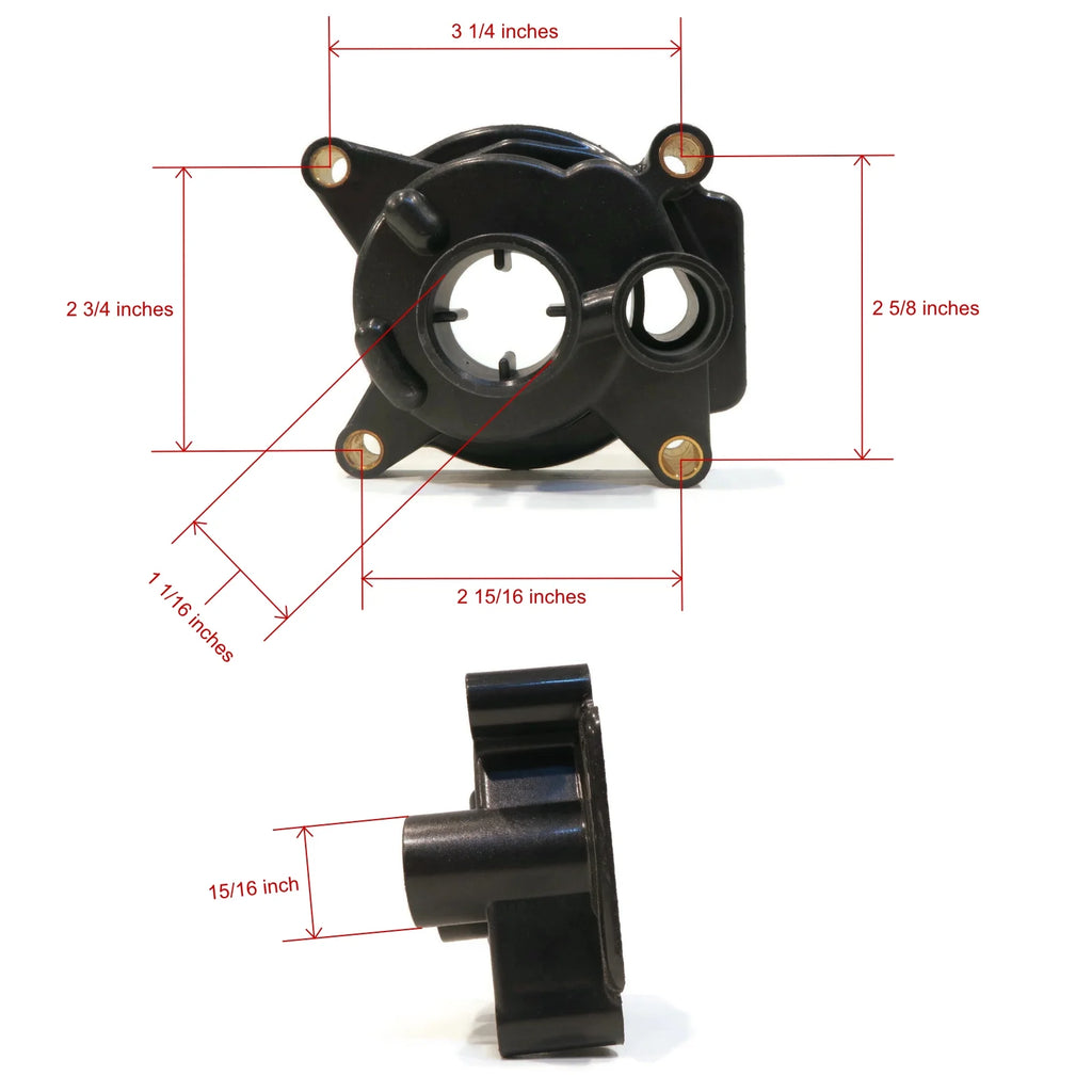 Water Pump Impeller Kit for 60 HP Outboard Boat W336542