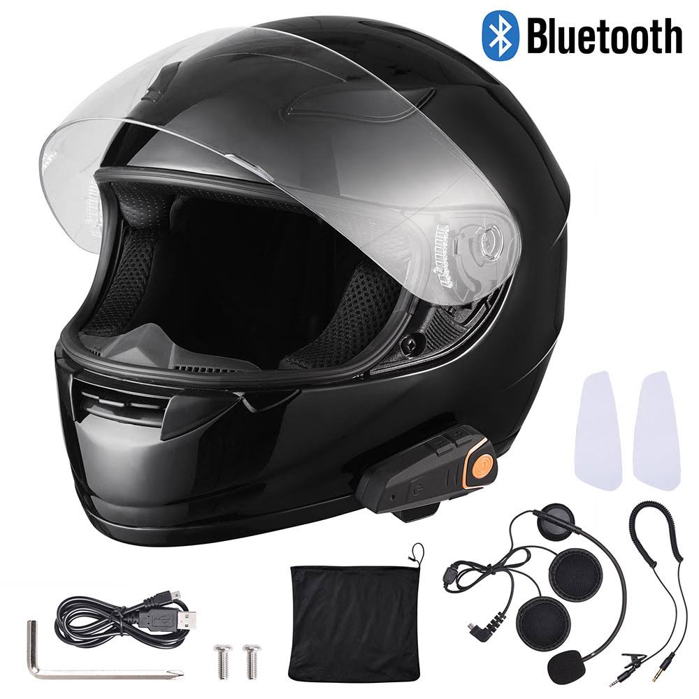 Bluetooth Motorbike Helmet Full Face with Headset Intercom MP3 FM K2912