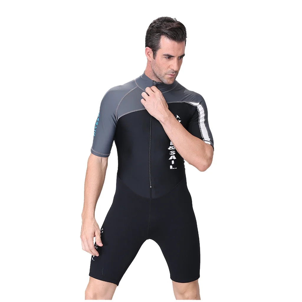 Neoprene Men's Back Zip Shorty Wetsuit X293233