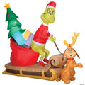78 in. Airblown Grinch & Max Inflatable Christmas Decor T9917