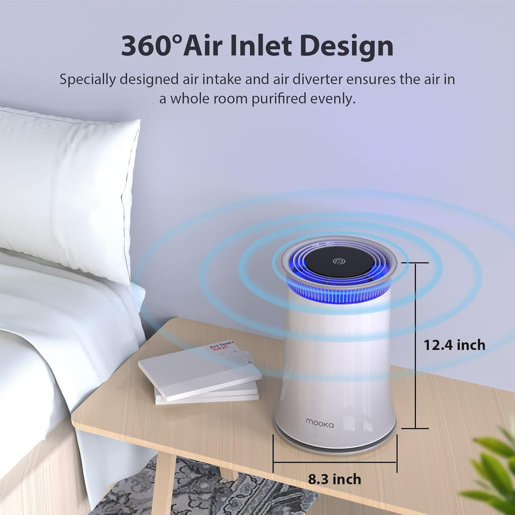 True HEPA Air Purifier with Activated Carbon Filter O210