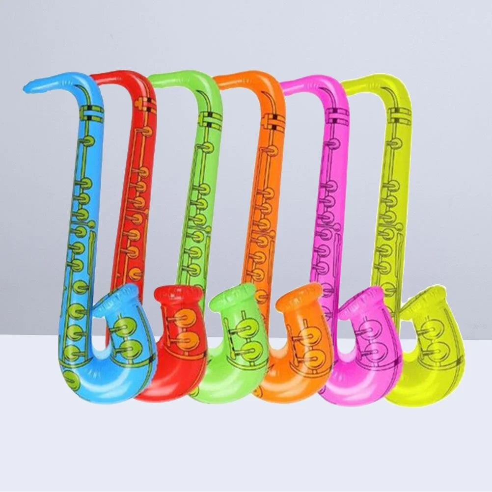Inflatable Musical Instruments Sax Toy (Random Color) X313