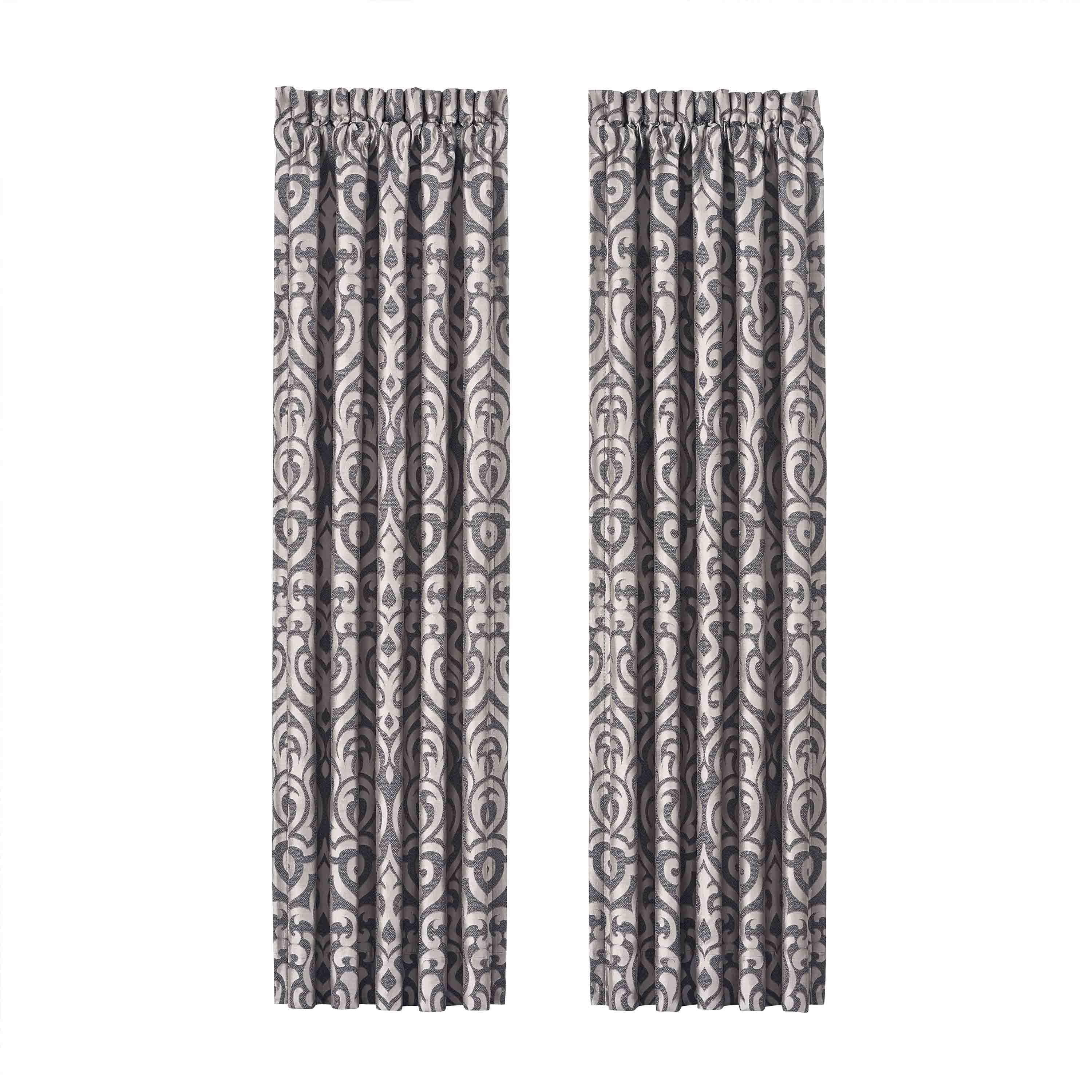 Charcoal 84x22 Window Panel Pair Z7555