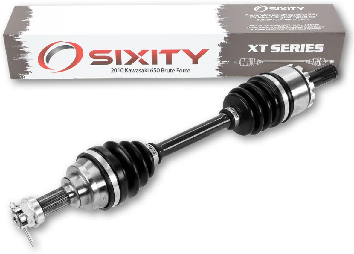 Front Left Axles for Kawasaki 650 Brute Force 4X4, Pack of 2 B998