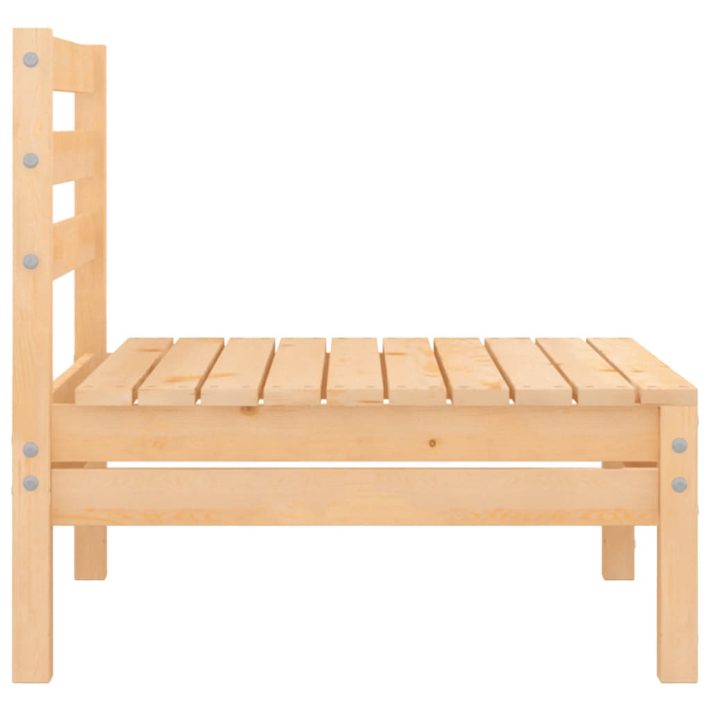 Patio Middle Sofa Solid Pinewood H456