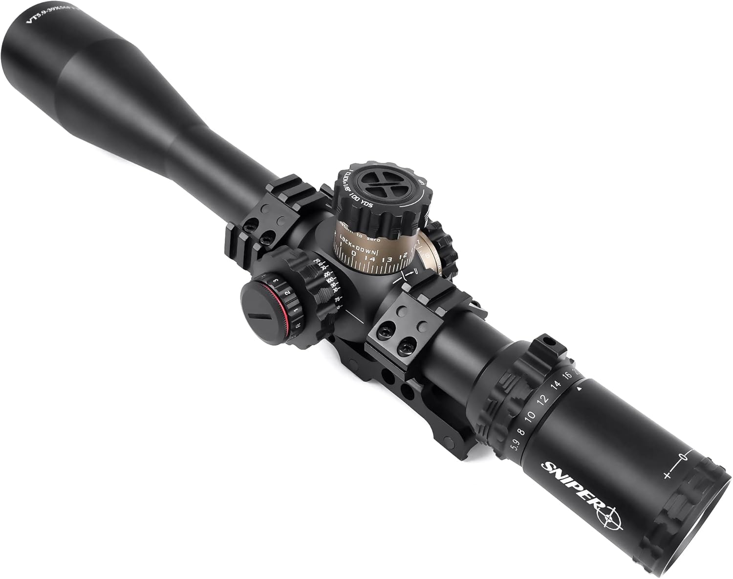 5.9-39x56 FFP 35mm Tube Rifle Scope with Illuminated Reticle Z9496