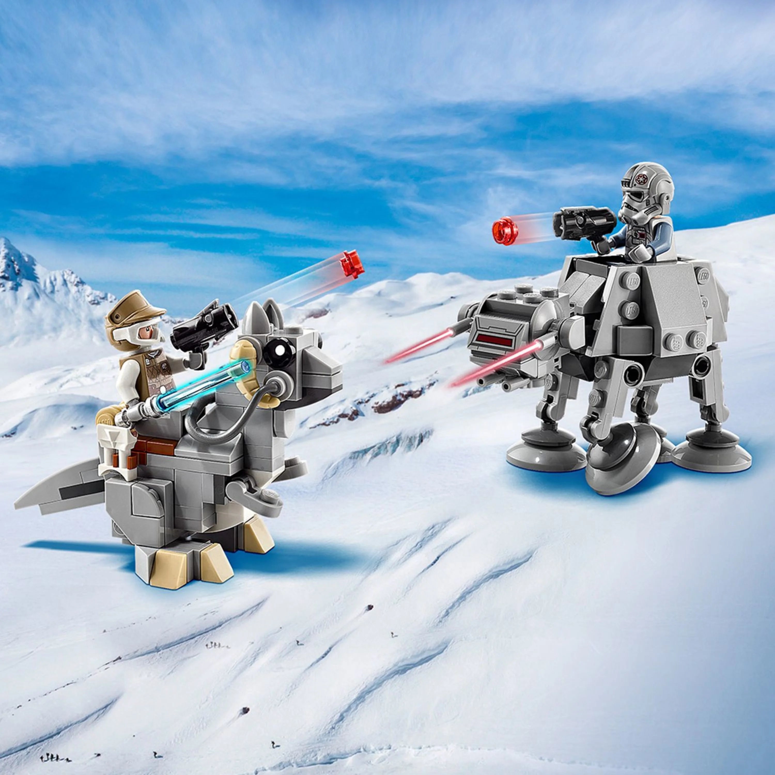 LEGO Star Wars AT-AT vs. Tauntaun Microfighters Building Toy (205 Pieces) S348