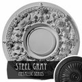 Steel Gray Ceiling Medallion Y824672