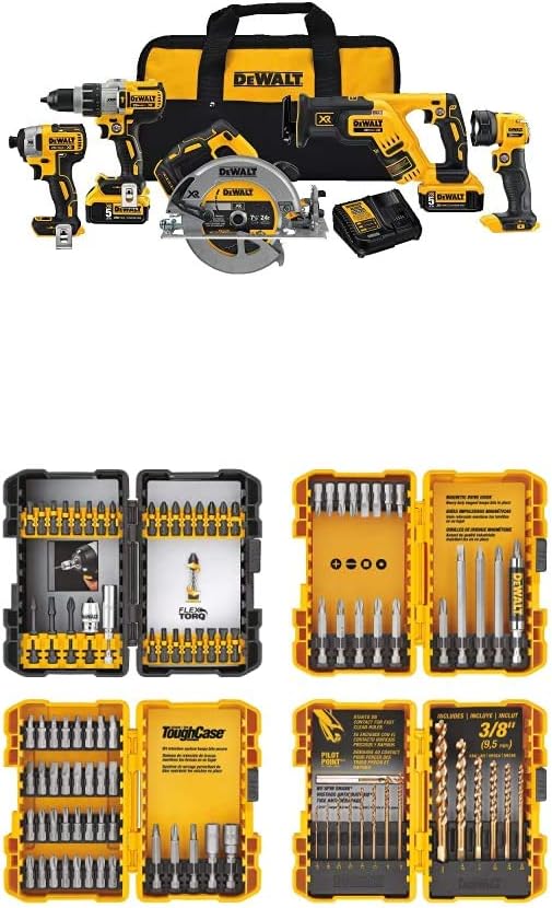 Cordless Drill Combo Kit, Brushless, 5-Tool Q460