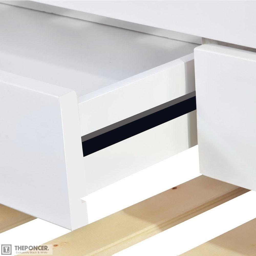 Single Wooden Trundle Bed Frame U159