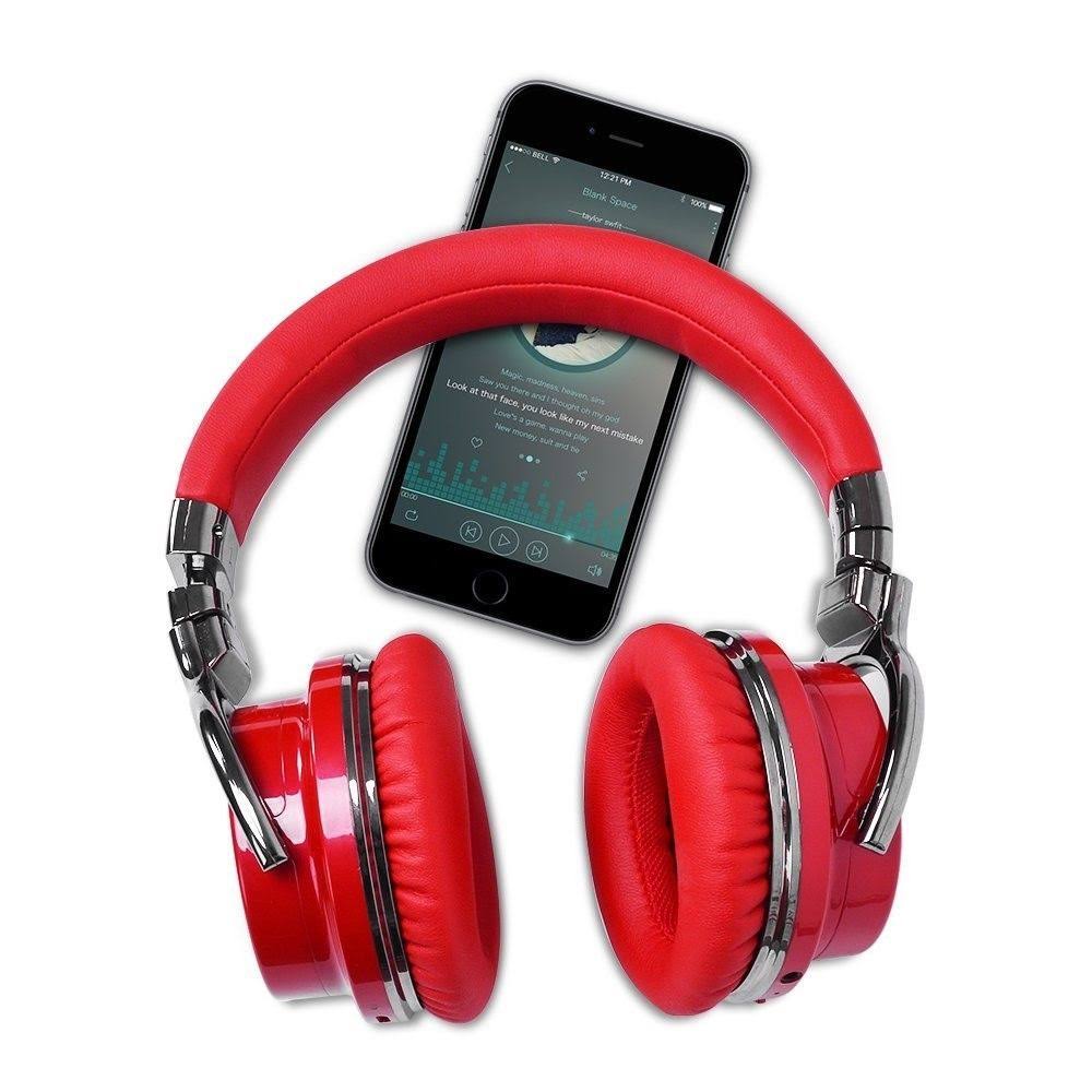 Red Active Noise Cancelling Wireless Bluetooth Headphones E96190