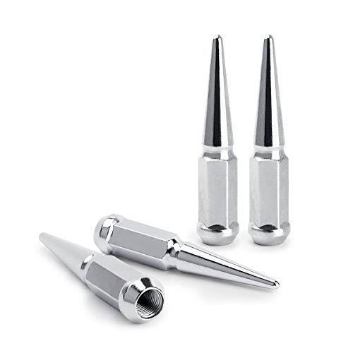 24 Silver M14X1.5 Cone Seat Closed End Wheel Lug Nuts D92893