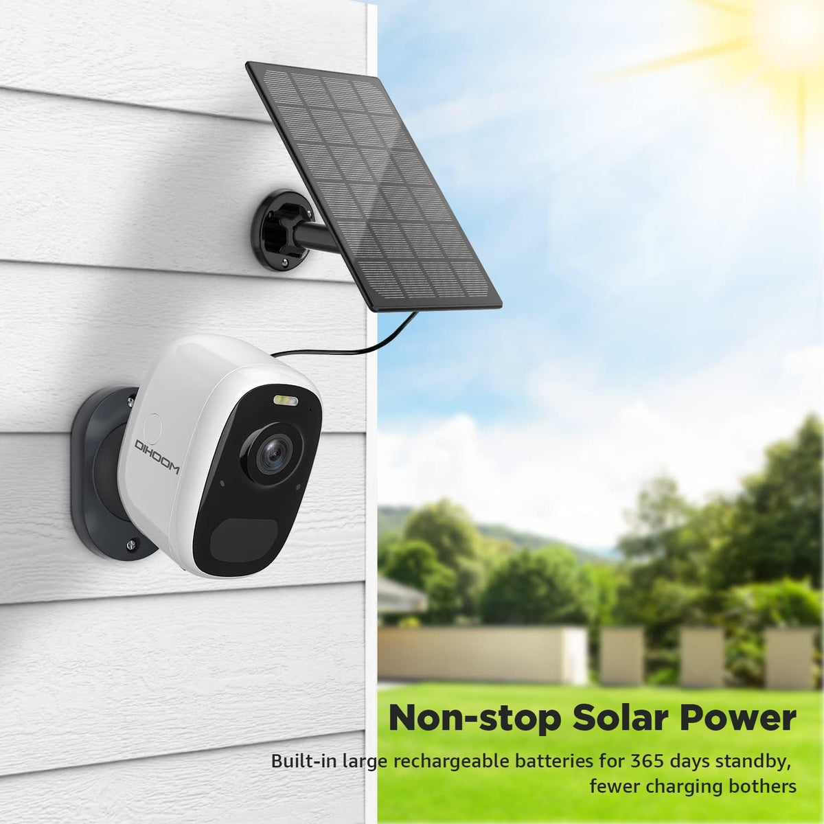 2K Solar Security Camera Wireless Outdoor G914
