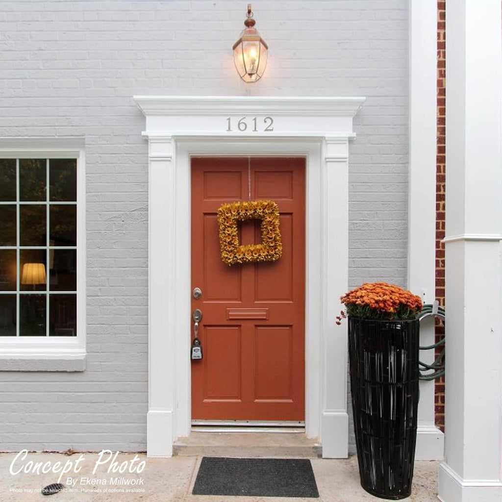 Plain PVC Pilaster with Standard Capital and Base (Pair) D1559