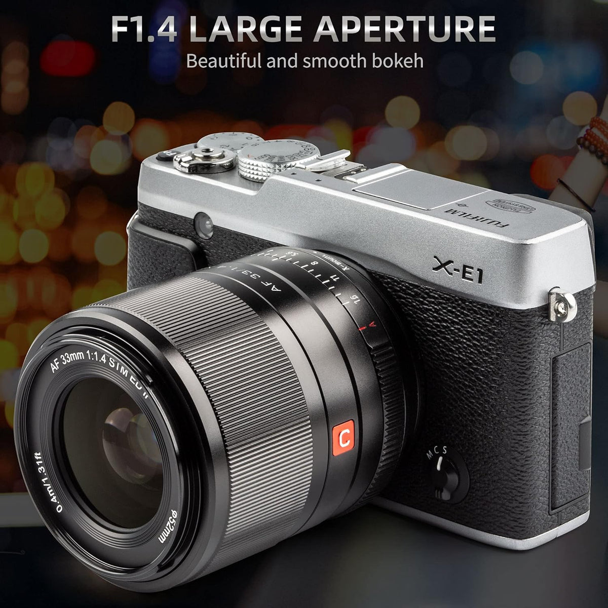 33mm F1.4 AF Auto Focus Lens for Fujifilm X Mount H945929