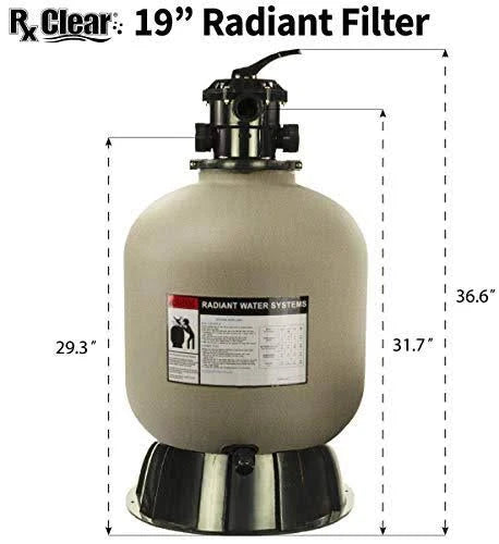 19 inch Above Ground Swimming Pool Sand Filter F6975
