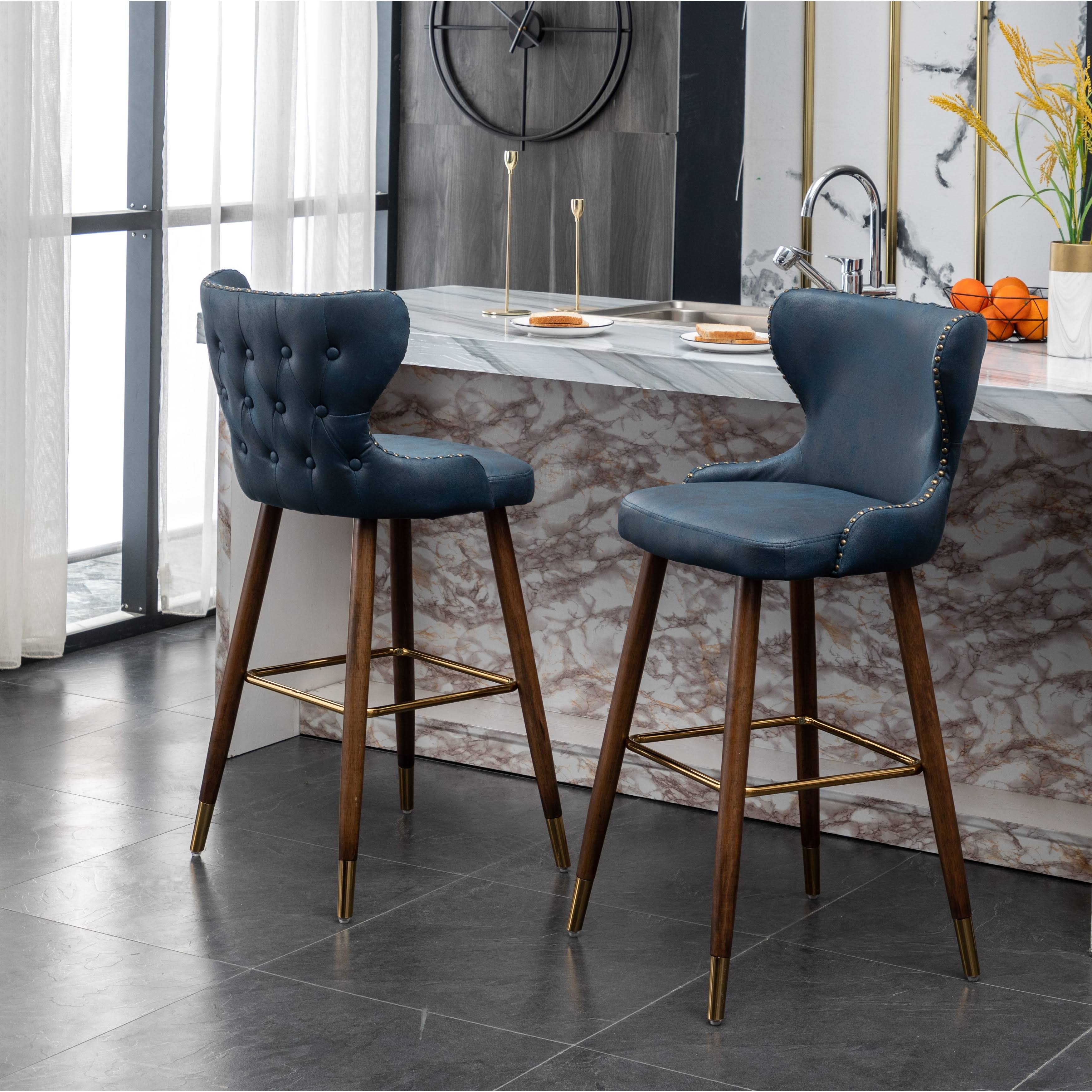 Pink Bar Stool, Set of 2 D112679