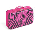 Animal Print Pink Doll Storage and Travel Case N806301