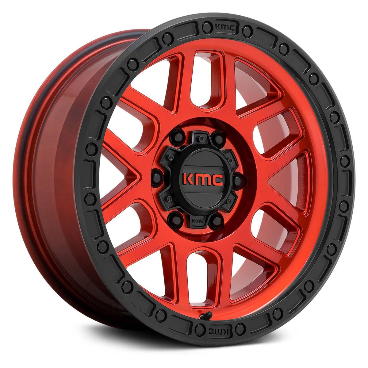 20x9 5x150 25mm Candy Red with Black Lip Wheel N831207