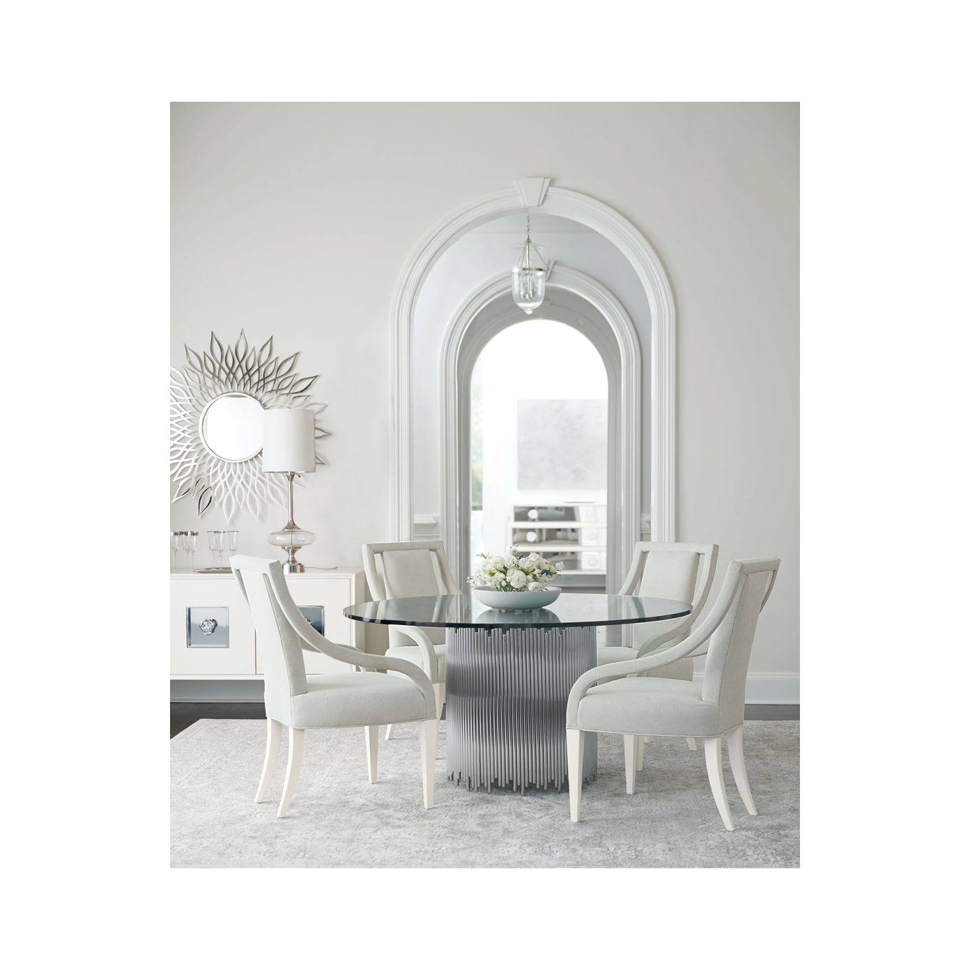 Silken Pearl Arm Chair Q16301