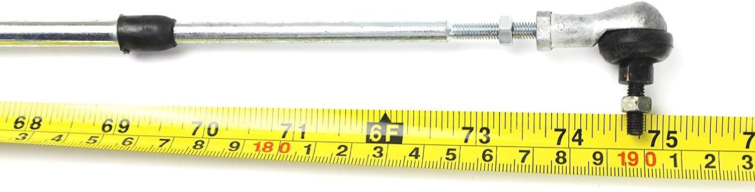 Dozer Fuel Control Throttle Cable 75 Inch for Komatsu Excavator Spare Parts, Pack of 2 H73080