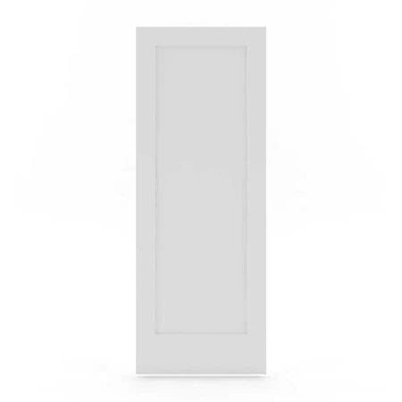 White Primed Solid Core Pine Wood Slab Door S412060