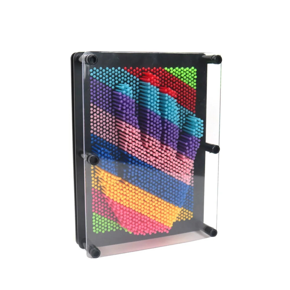 Plastic 3D Pin Art Handprint Toy W80042