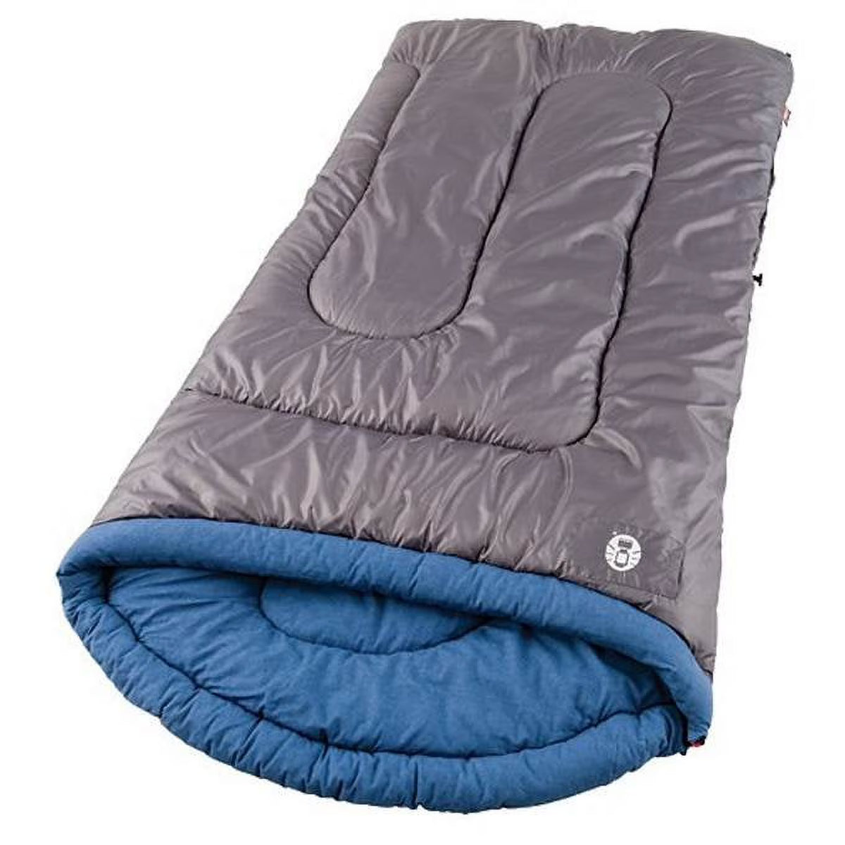Grey 30-Degree Semi-Rectangular Adult Sleeping Bag P696