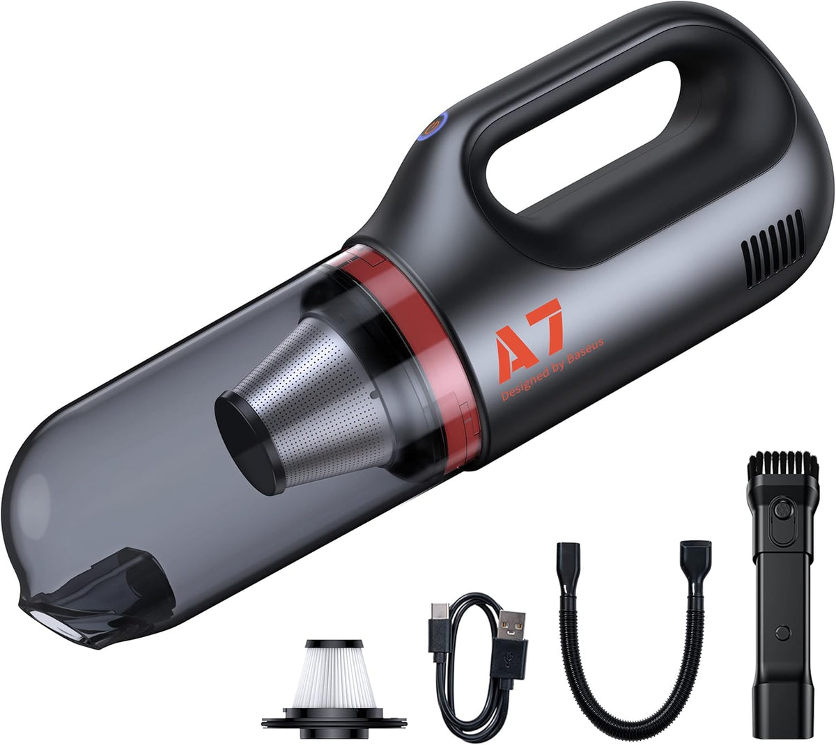 Handheld Cordless Rechargeable Car Vacuum Cleaner Pack of 2 X3302