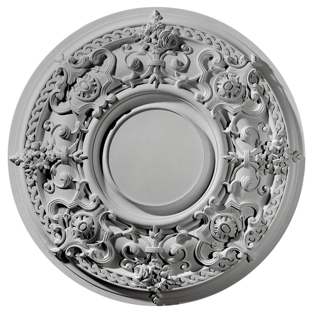 Steel Gray Ceiling Medallion Y824672
