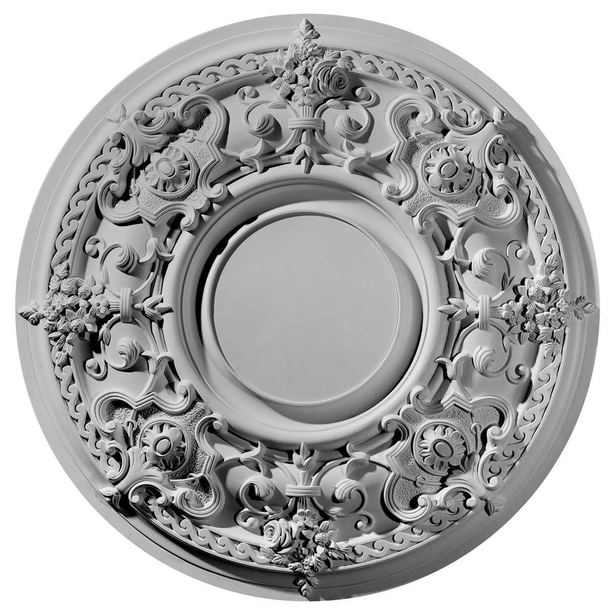 Steel Gray Ceiling Medallion Y824672
