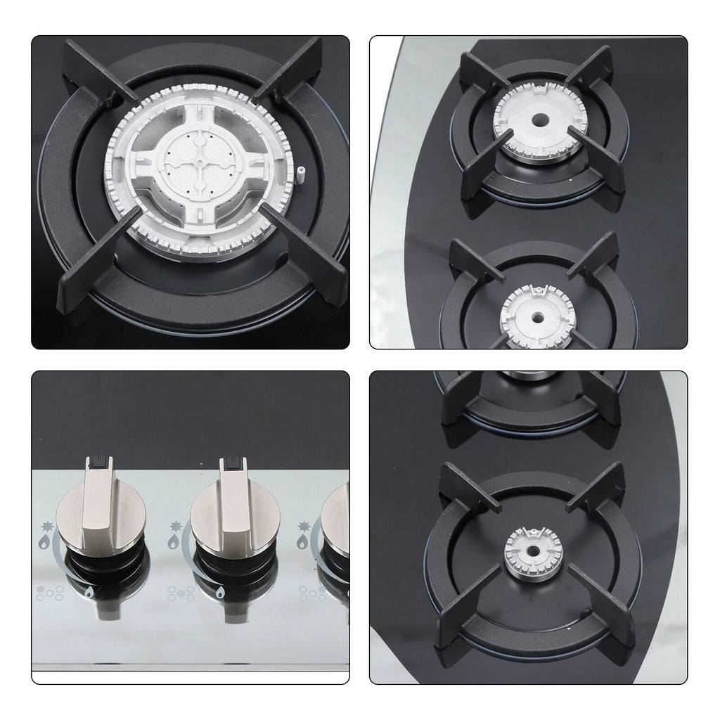 35.4" 5 Burners Tempered Glass Gas Cooktop Z879